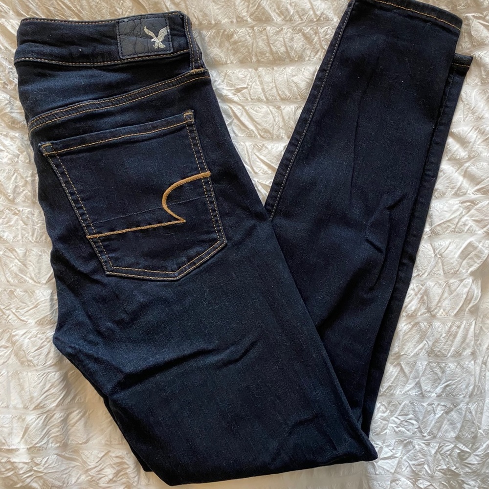 AE Dark Denim Jeggings